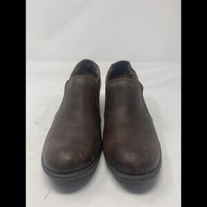 BOC  Brown Leather Casual Slip On Shoes Size 7.5